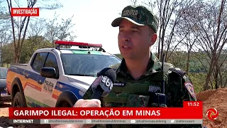 Operação em Minas Gerais combate garimpo ilegal