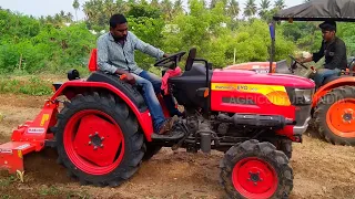 Mahindra Jivo 245DI Rotavator & Tillage performance | Banana & Turmeric field | New Tractor