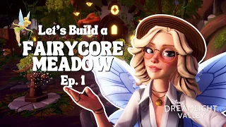 Fairycore Meadow 🧚||Peaceful Meadow||Speed Build||Disney Dreamlight Valley