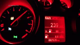 Opel Astra OPC 2012 - acceleration 0-240 km/h + Vmax test