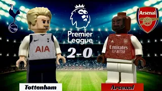 Tottenham 2-0 Arsenal | Highlights in LEGO