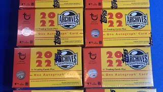 2022 Topps Archives Snapshots 8 Boxes