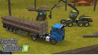 Fs18, Tree Cutting and Wood Loading in Farming Simulator 18