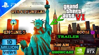 GTA 6  Unreal Engine 5 Amazing Showcase l Concept Trailer | Gameplay