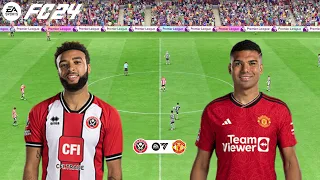 FC 24 | Sheffield United vs Manchester United - 23/24 Premier League - Full Gameplay
