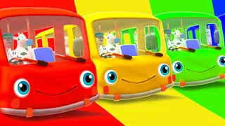 Wheels On The Bus (All Episodes) + More Nursery Rhymes & Kids Songs | Minibus