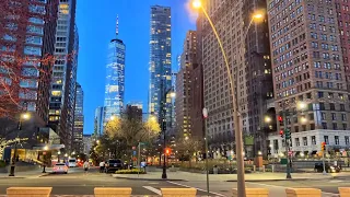 NYC LIVE Explore Downtown Manhattan on Monday during Sunset (March 21, 2022)