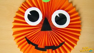 How to make a Paper Pumpkin? | Halloween Decorations | Paper Crafts | DIY