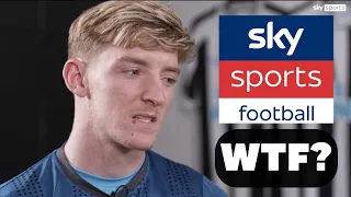 Anthony Gordon's DISGRACEFUL Interview With Sky Sports | Newcastle United | Everton