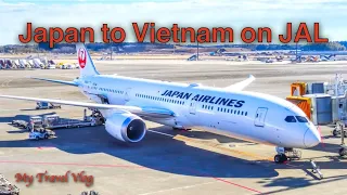 Japan Airlines Business Class Tokyo Narita to Ho Chi Minh City | Time flies on this flight!