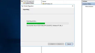 Printer Migration Tool Windows Server 2016