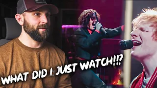 MUSICIAN REACTS to Ed Sheeran - "BAD HABITS" LIVE at The BRIT AWARDS ft. BMTH!!