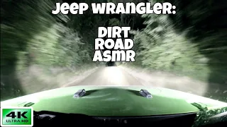 Jeep Wrangler POV & a creepy dirt road...basically ASMR