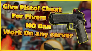 Fivem Hack | Give Pistol Cheat For Fivem no ban - free - 100 Working in all servers🔥❌