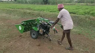 #Kirloskar KMW Min T8 8hp Power Weeder with Reaper