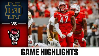 Notre Dame vs. NC State Game Highlights | 2023 ACC Football