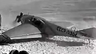 Самолёт ЛК-1 (НИАИ-1, Фанера-2) в кино (1936) / LK-1 (NIAI-1, Fanera-2) aircraft in film (1936)