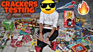 Testing Diwali Crackers 2019 | Crackers Stash | Testing Crackers | Diwali 2019