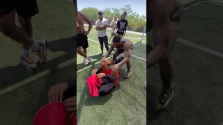 OBJ and Saquon Barkley training together in AZ 🔥 #shorts #nfl