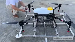 DRONE PULVERIZADOR HÍBRIDO A GASOLINA PARA 10 LITROS