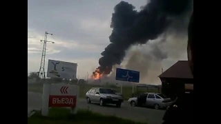 Взрыв на заправке в чечне 28.06.18