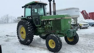 John Deere 4440 Tractor at auction