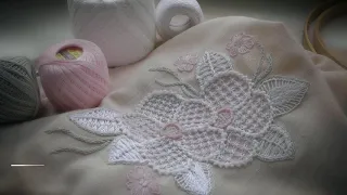 Hand Embroidery : Net Stitch design Beautiful embroidery design