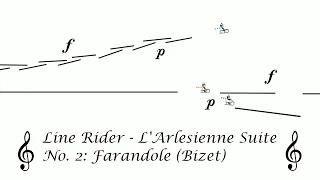 Line Rider #14 - L'Arlesienne Suite No. 2: Farandole (Bizet)