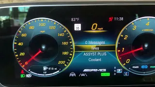 2021 Mercedes GLS AMG Tire Pressure Light Reset Procedure - How To Turn Off TPMS Light