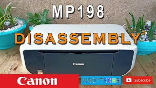 CANON MP198 Disassembly Upper Unit and Cleaning