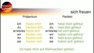 Deutsche Grammatik - Vergangenheitsformen - Präteritum und Perfekt