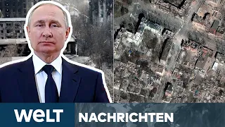 PUTINS KRIEG: Russen wollen Mariupol offenbar aushungern - Luftschlag in Russland | WELT Nightstream