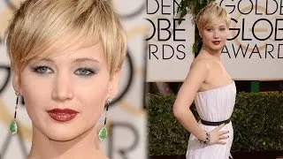 Jennifer Lawrence on the Red Carpet Golden Globes 2014