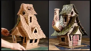 ❣DIY Witch House Using Cardboard❣