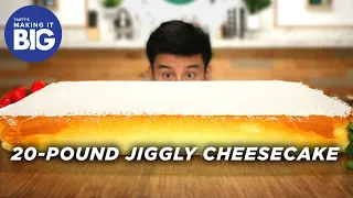 I Made A Giant 20-Pound Jiggly Cheesecake • Tasty