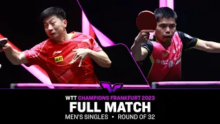 FULL MATCH | CHUANG Chih-Yuan vs MA Long | MS R32 | #WTTFrankfurt 2023