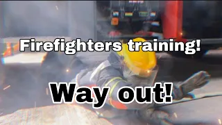 firefighters training | zero visibility
