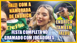 PALMEIRAS TRICAMPEÃO E FALEI COM A NAMORADA DE ENDRICK A EMOÇÃO DA MÃE E A FESTA COMPLETA NO GRAMADO