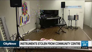 Musical instruments stolen from charitable community centre