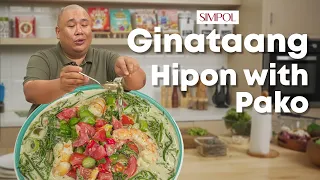 Another Filipino dish using Gata! Ginataang Hipon with Pako! | Chef Tatung