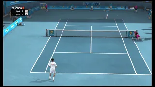 Top Spin 4 - Novak Djokovic vs Roger Federer - PS3 Gameplay