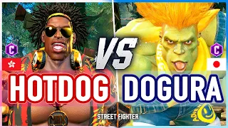 SF6 🔥 Dogura (Blanka) vs HotDog (Dee Jay) 🔥 Street Fighter 6