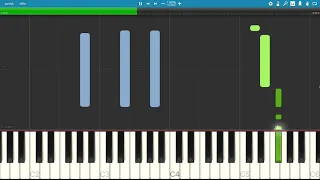 Wincent Weiss - Wer Wenn Nicht Wir - Synthesia - Piano Tutorial - Klavier Tutorial - BODO