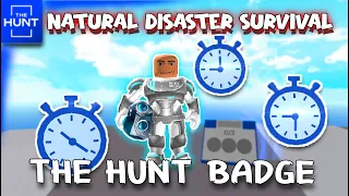 Natural Disaster Survival - The HUNT Badge - The Hunt: First Edition BADGE  [ROBLOX]