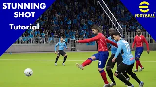 eFootball 2022 Stunning Shot Tutorial - Unstoppable Power Shot!!!