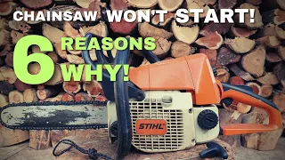 Chainsaw Doesn't Start? 6 Reasons Why & How To Fix!