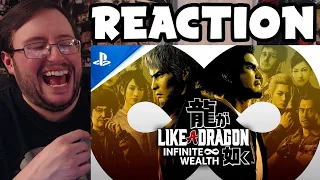 Gor's "Like a Dragon: Infinite Wealth" Gameplay Reveal Trailer REACTION