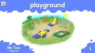 Playing on the Playground - Toys Vocabulary Chant by ELF Learning