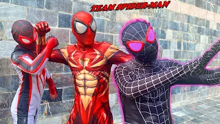 TEAM SPIDER MAN vs BAD GUY TEAM | VENOM HERO Misunderstand is Not Good ( Live Action) - Fun FLife TV