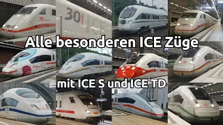 Alle ICE's der DB Fernverkehr (mit ICE TD, ICE-S und MET)